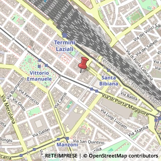 Mappa Via Cairoli, 111, 00185 Roma, Roma (Lazio)