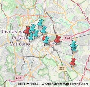 Mappa Via Principe Eugenio, 00185 Roma RM, Italia (3.26917)