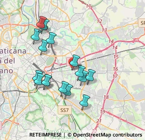 Mappa Via Prenestina, 00177 Roma RM, Italia (3.68063)