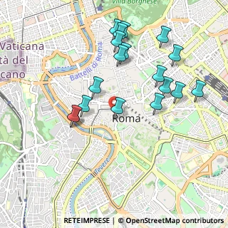 Mappa Piazza Margana, 00186 Roma RM, Italia (1.065)