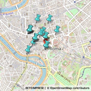 Mappa Piazza Margana, 00186 Roma RM, Italia (0.348)