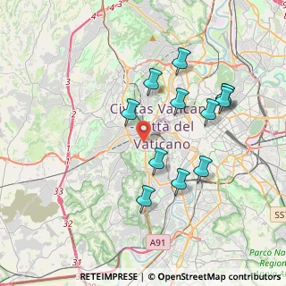 Mappa Via Ludovico Micara, 00165 Roma RM, Italia (3.89917)