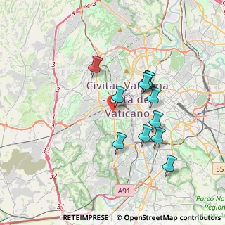 Mappa Via Ludovico Micara, 00165 Roma RM, Italia (3.40727)