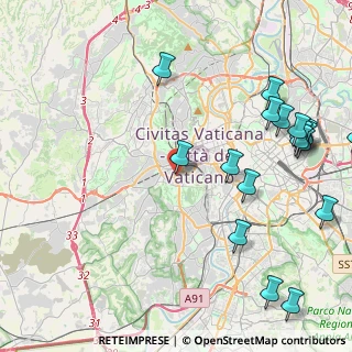 Mappa Via Francesco Satolli, 00165 Roma RM, Italia (5.87611)