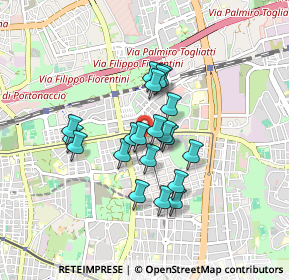 Mappa Via Girolamo Cocconi, 00171 Roma RM, Italia (0.679)