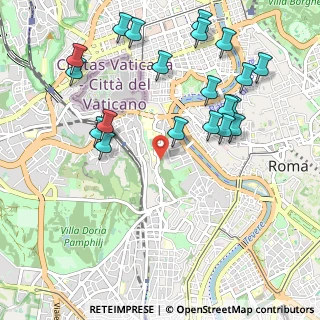 Mappa Passeggiata del Gianicolo, 00165 Roma RM, Italia (1.236)