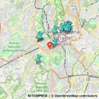 Mappa Via Angelo di Pietro, 00165 Roma RM, Italia (1.74214)
