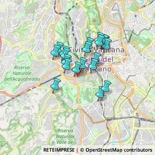 Mappa Via Angelo di Pietro, 00165 Roma RM, Italia (1.444)