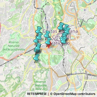 Mappa Via Angelo di Pietro, 00165 Roma RM, Italia (1.4105)