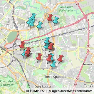 Mappa Via Giuseppe Lusina, 00171 Roma RM, Italia (1.8445)