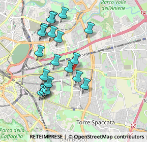 Mappa Via Filippo Smaldone, 00171 Roma RM, Italia (1.933)