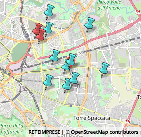 Mappa Via Filippo Smaldone, 00171 Roma RM, Italia (1.745)