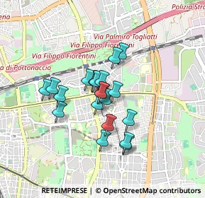 Mappa Via Filippo Smaldone, 00171 Roma RM, Italia (0.6405)