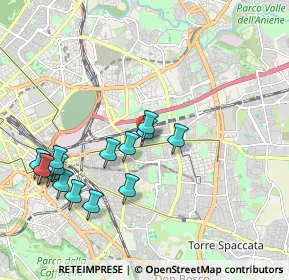 Mappa Piazza Ronchi, 00177 Roma RM, Italia (2.19667)