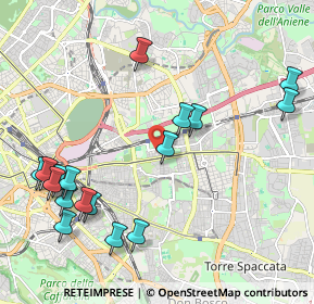 Mappa Piazza Ronchi, 00177 Roma RM, Italia (2.59941)