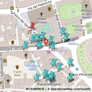 Mappa Via d'Aracoeli, 00186 Roma RM, Italia (0.07037)
