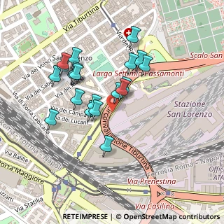 Mappa Viale dello Scalo S. Lorenzo, 00185 Roma RM, Italia (0.216)