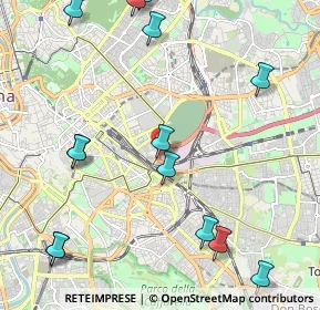 Mappa V.le dello Scalo di San Lorenzo, 00159 Roma RM, Italia (3.02133)