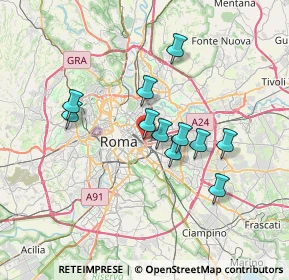Mappa V.le dello Scalo di San Lorenzo, 00159 Roma RM, Italia (6.08273)