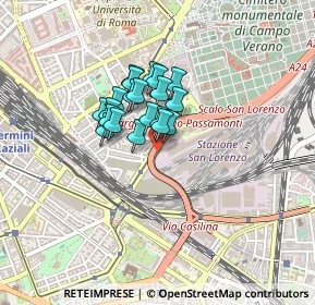 Mappa V.le dello Scalo di San Lorenzo, 00159 Roma RM, Italia (0.283)