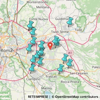 Mappa Via Caterina Usai, 00132 Roma RM, Italia (7.31167)