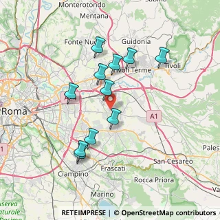 Mappa Via Caterina Usai, 00132 Roma RM, Italia (7.01727)