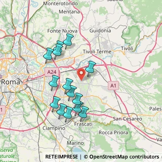 Mappa Via Caterina Usai, 00132 Roma RM, Italia (7.45214)