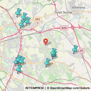 Mappa Via Caterina Usai, 00132 Roma RM, Italia (5.90583)