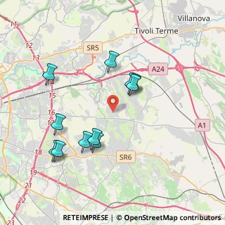 Mappa Via Caterina Usai, 00132 Roma RM, Italia (3.95909)