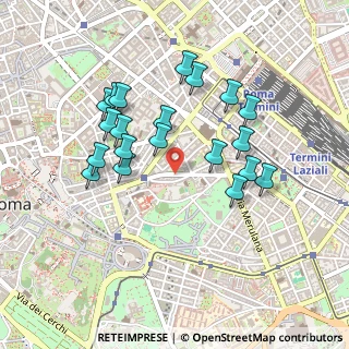 Mappa Via in Selci, 00184 Roma RM, Italia (0.457)