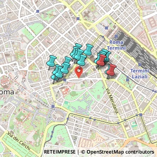 Mappa Via in Selci, 00184 Roma RM, Italia (0.3115)