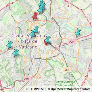 Mappa Via in Selci, 00184 Roma RM, Italia (5.45091)