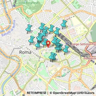 Mappa Via in Selci, 00184 Roma RM, Italia (0.6275)