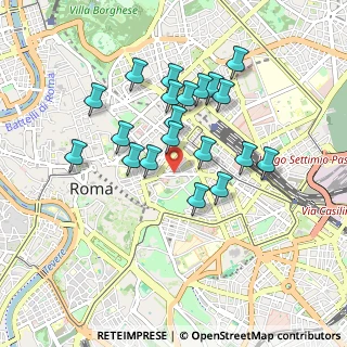 Mappa Via in Selci, 00184 Roma RM, Italia (0.8435)