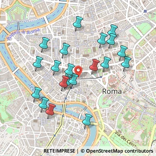 Mappa Via Florida, 00186 Roma RM, Italia (0.515)