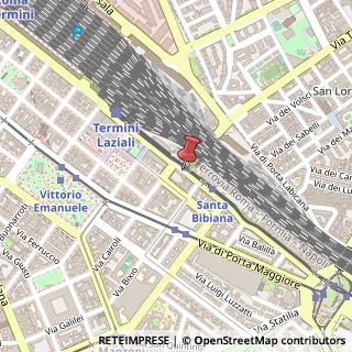 Mappa Via Giovanni Giolitti, 182, 00185 Roma, Roma (Lazio)