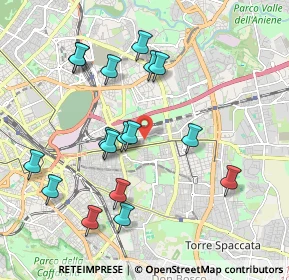 Mappa Via Teodoro Mayer, 00177 Roma RM, Italia (2.11765)