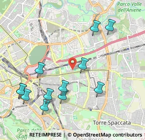 Mappa Via Teodoro Mayer, 00177 Roma RM, Italia (2.43417)