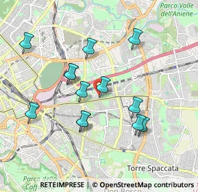 Mappa Via Teodoro Mayer, 00177 Roma RM, Italia (1.85538)