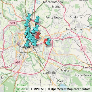 Mappa Via dei Casali del Drago, 00155 Roma RM, Italia (7.21)