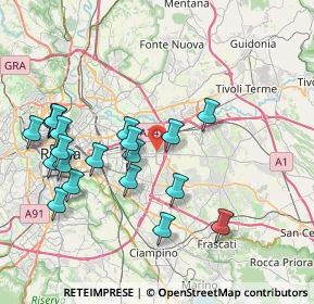 Mappa Via Rina Monti, 00021 Roma RM, Italia (8.655)