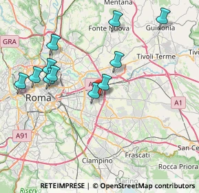 Mappa Via Rina Monti, 00021 Roma RM, Italia (8.53182)