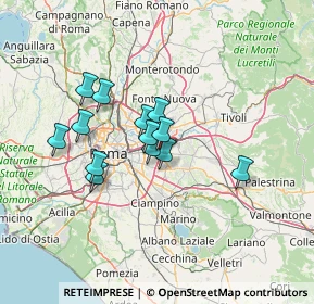 Mappa Via Rina Monti, 00021 Roma RM, Italia (10.88154)
