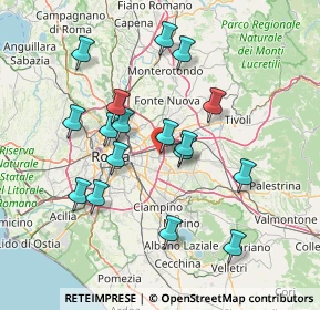 Mappa Via Rina Monti, 00021 Roma RM, Italia (14.70059)