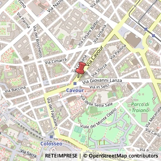 Mappa Via Cavour, 191, 00184 Roma, Roma (Lazio)