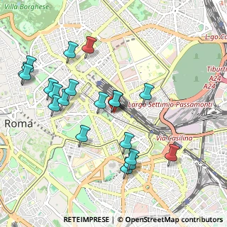 Mappa Via Filippo inghirami, 00185 Roma RM, Italia (1.12)