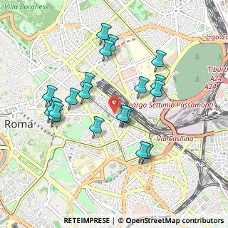 Mappa Via Filippo inghirami, 00185 Roma RM, Italia (0.9675)