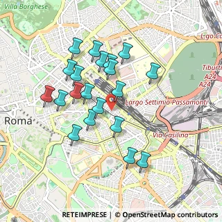 Mappa Via Filippo inghirami, 00185 Roma RM, Italia (0.89)