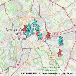 Mappa Via Filippo inghirami, 00185 Roma RM, Italia (3.23583)