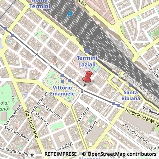 Mappa Via Lamarmora,  10, 00185 Roma, Roma (Lazio)